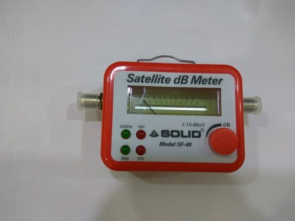 Solid  Satellite Signal Finder Db Meter For Full,Hd Dish T.V Network