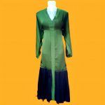 Fashionable Abaya nakaab Dress With hijab, hand work frock Design