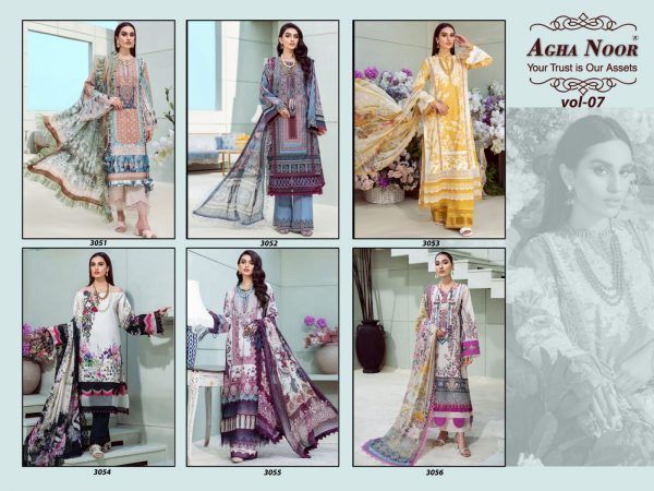 Pakistani cotton print unstitched dress for women
