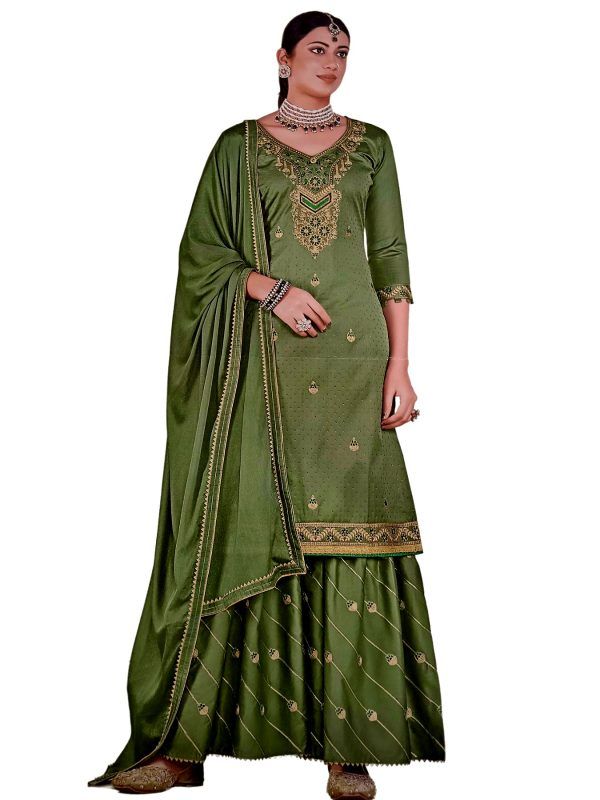 Asha Unstitched suits online with gharara