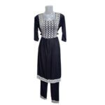 Designer Nyra Cut Kurti and Pant Set - Modern Ethnic Ensemble