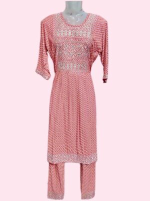 Premium Nyra Cut Cotton Kurti with Matching Pant Set
