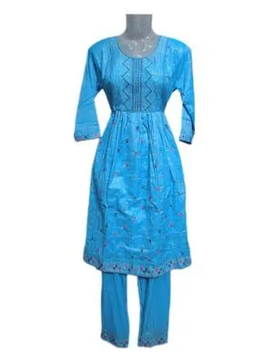 Readymade Nyra Cut Kurti with Pant - Sophisticated Ethnic Duo