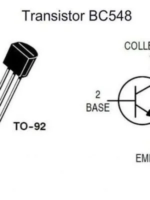BC548 NPN General Purpose Transistor - TO-92 Package (10 Piece Set)