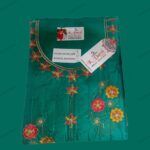 Green cotton ladies dress material