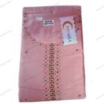 Edepot India Pink Party Wear Unstitched Suit with Rayon Bottom