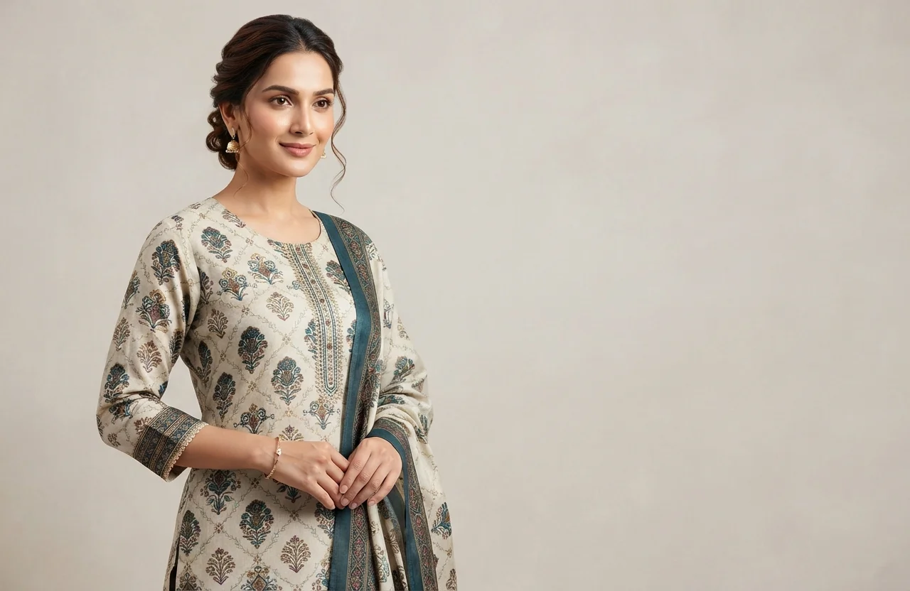 “Catch best Deals in Ladies Dress Materials” icon